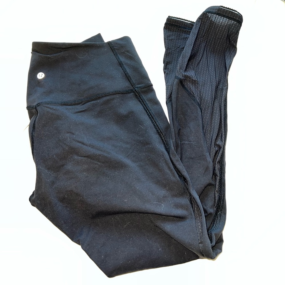 Lululemon Wunder Under Leggings Mesh